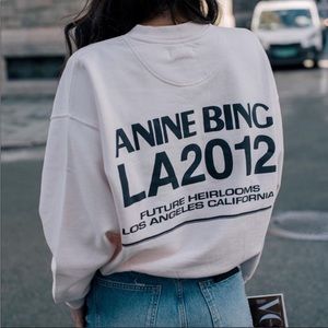 Anine Bing light pink sweatshirt